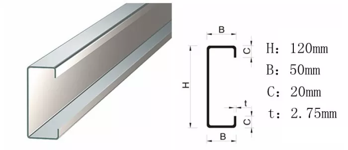 Mewn Adeiladu Warws Dur Ffrâm Porth, A Ddylid Defnyddio Dur Siâp C neu Ddur Siâp Z fel Purlins?