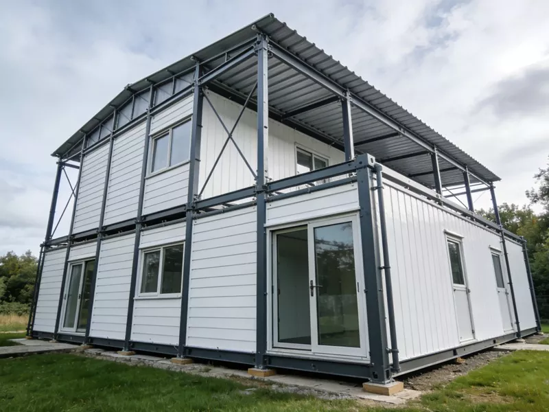 Strwythur Dur Gwyrdd Tŷ Prefab