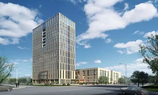 Prefab Steel Frame Office Building Construction