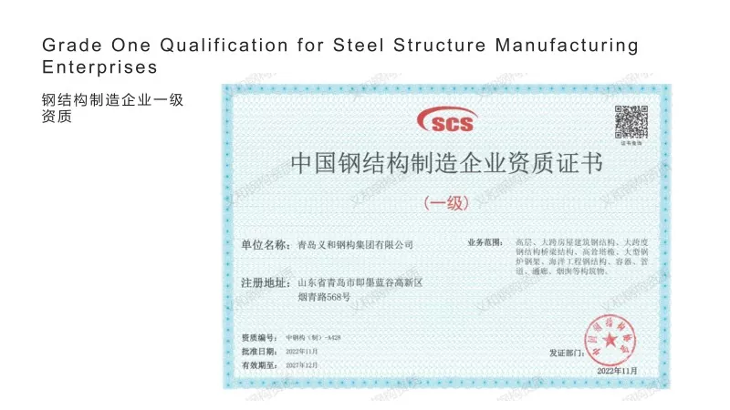 Manufacturing Grade One Qualification