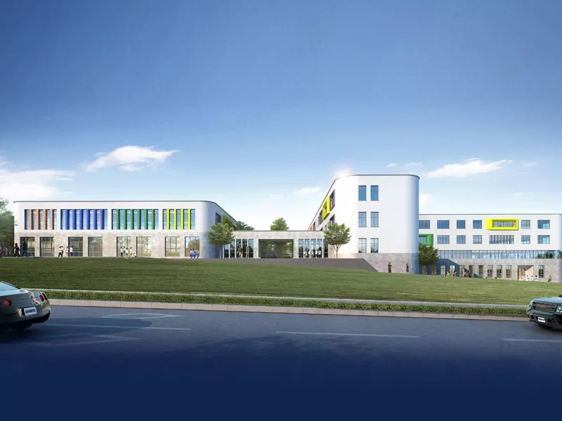 Adeilad Ysgol Strwythur Dur Parod