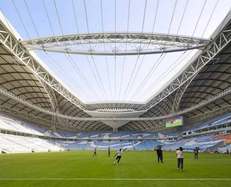 Adeiladu Strwythur Dur Stadiwm