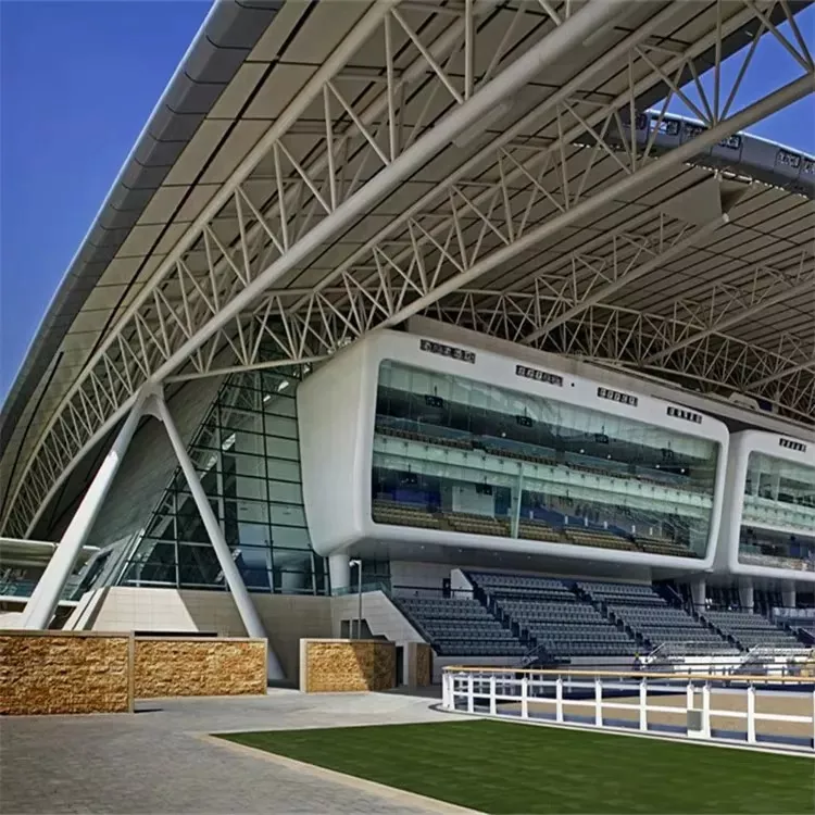 Stadiwm Mabwysiedig Steel Pipe Truss